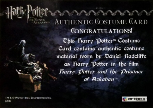 Harry Potter's Black School Robe - Back