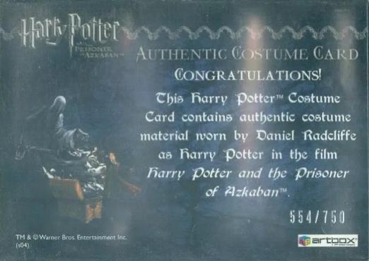 Harry Potter's Black School Robe - Back