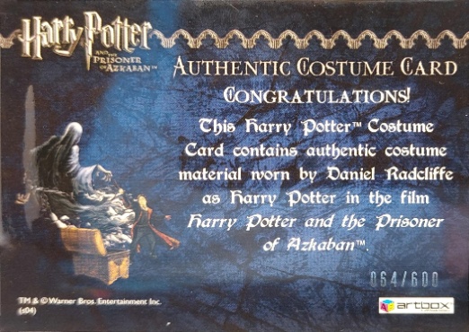 Harry Potter's Gray T-Shirt - Back