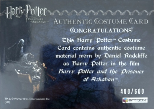 Harry Potter's Gray T-Shirt - Back