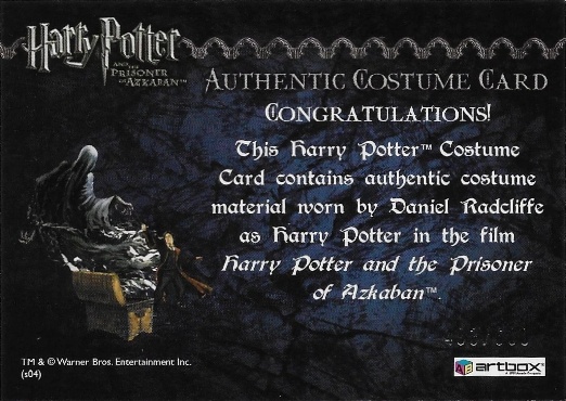 Harry Potter's Gray T-Shirt - Back