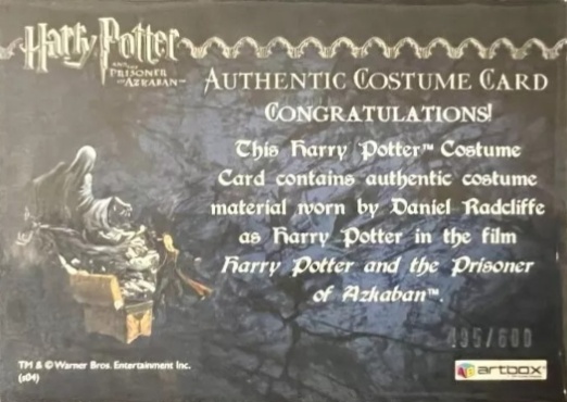 Harry Potter's Gray T-Shirt - Back