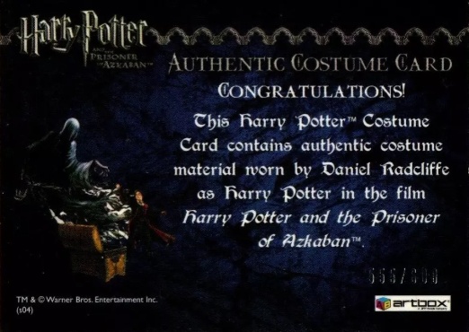 Harry Potter's Gray T-Shirt - Back