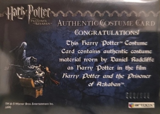 Harry Potter's Gray T-Shirt - Back