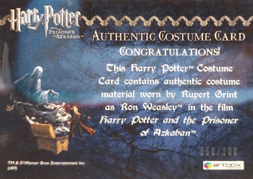 Ron Weasley's Black Cloak - Back