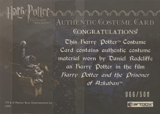 Harry Potter's Black Robe - Back
