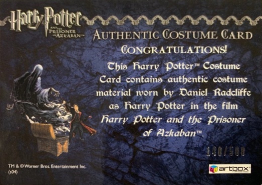 Harry Potter's Black Robe - Back