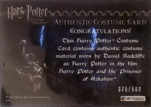 Harry Potter's Black Robe - Back