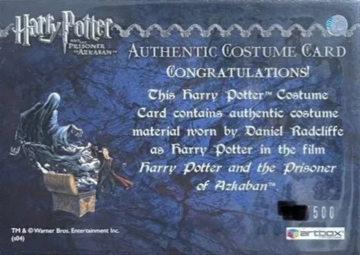 Harry Potter's Black Robe - Back