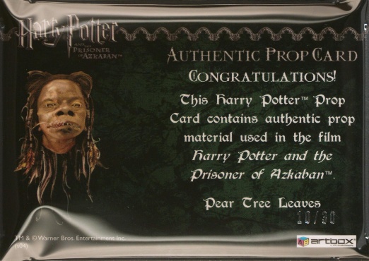 Pear Tree Leaves - Back