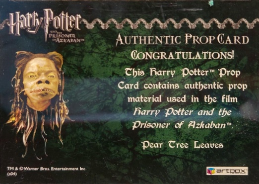 Pear Tree Leaves - Back