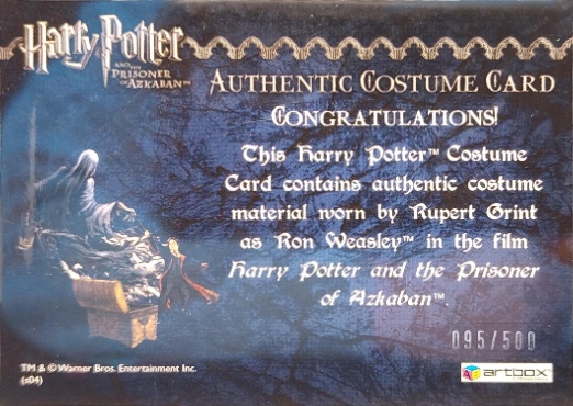 Ron Weasley's Black Cloak - Back