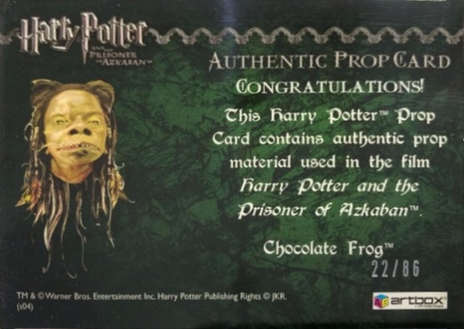 Chocolate Frog - Back