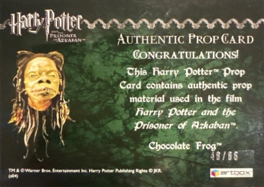 Chocolate Frog - Back