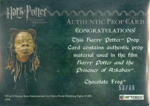 Chocolate Frog - Back