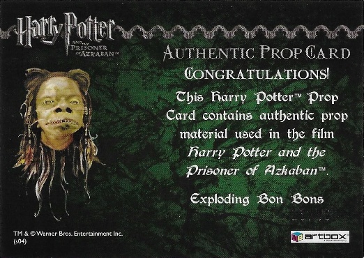 Exploding Bon Bons - Back