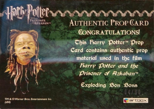 Exploding Bon Bons - Back