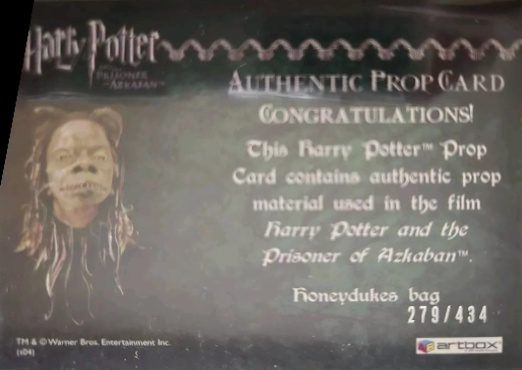 Honeydukes Bag - Back