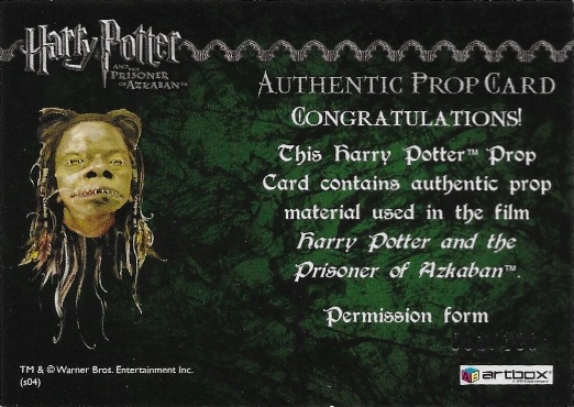 Permission Form - Back