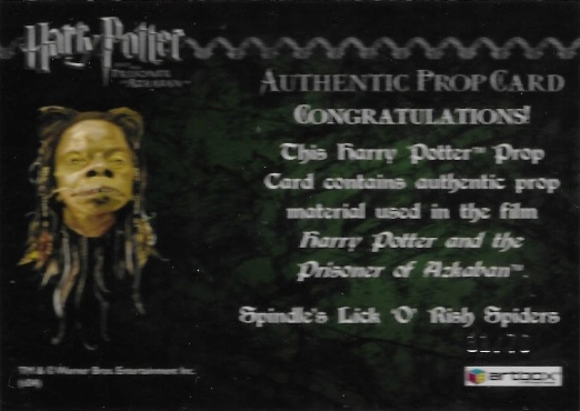 Spindle's Lick O Rish Spiders - Back