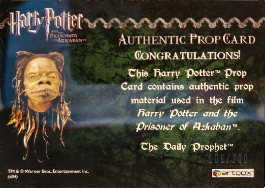 The Daily Prophet - Back