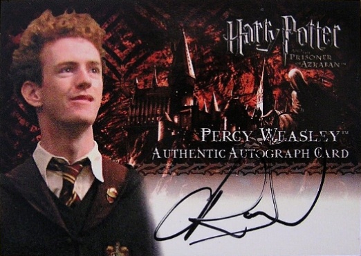 Chris Rankin as Percy Weasley - Front
