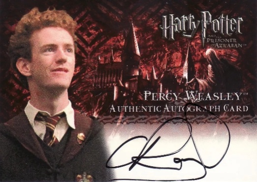 Chris Rankin as Percy Weasley - Front