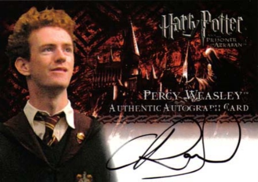 Chris Rankin as Percy Weasley - Front