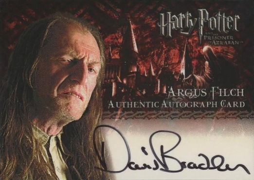David Bradley as Argus Filch - Front