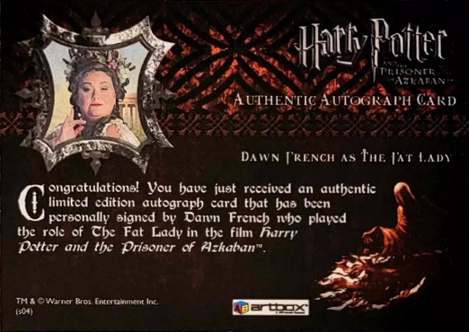 Dawn French as The Fat Lady - Back