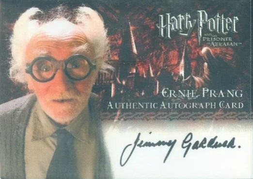 Jimmy Gardner as Ernie Prang - Front