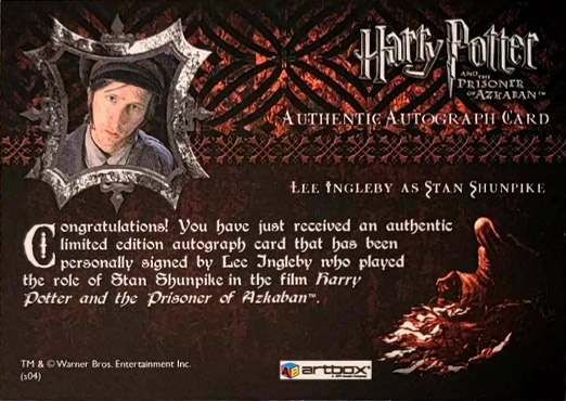 Lee Ingleby as Stan Shunpike - Back