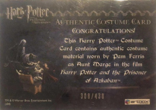 Aunt Marge's Jacket - Back