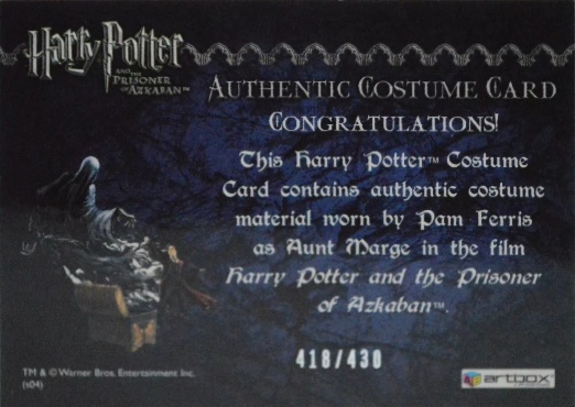 Aunt Marge's Jacket - Back