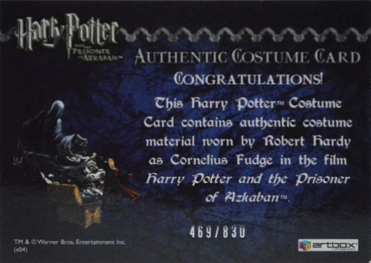 Cornelius Fudge's Coat - Back