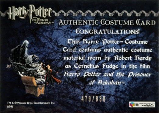 Cornelius Fudge's Coat - Back