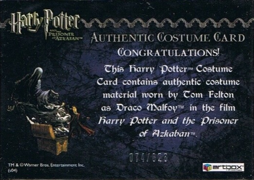 Draco Malfoy's Black Robe - Back