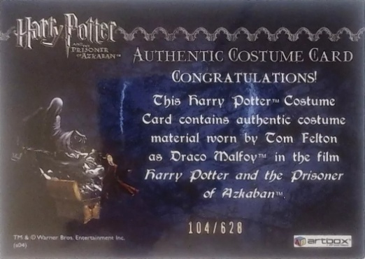 Draco Malfoy's Black Robe - Back