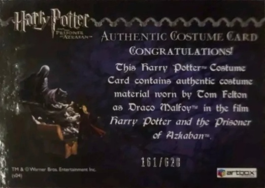 Draco Malfoy's Black Robe - Back