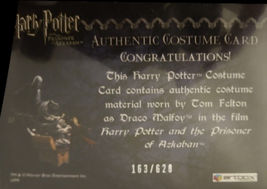 Draco Malfoy's Black Robe - Back