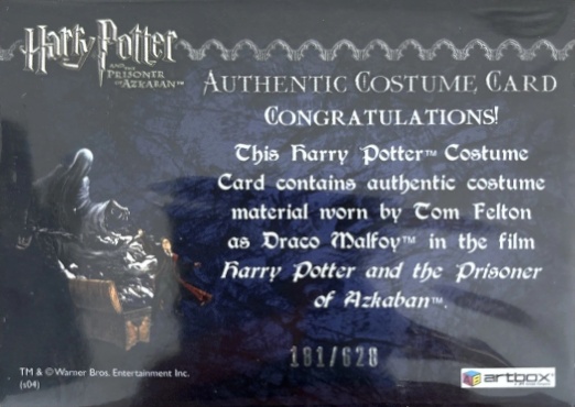 Draco Malfoy's Black Robe - Back