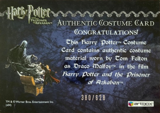 Draco Malfoy's Black Robe - Back