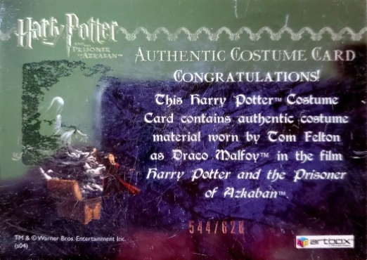 Draco Malfoy's Black Robe - Back