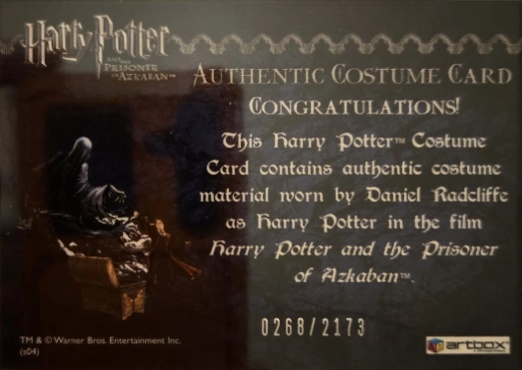 Harry Potter's Cardigan - Back