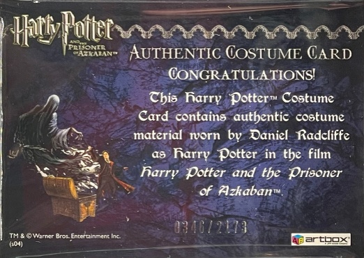 Harry Potter's Cardigan - Back