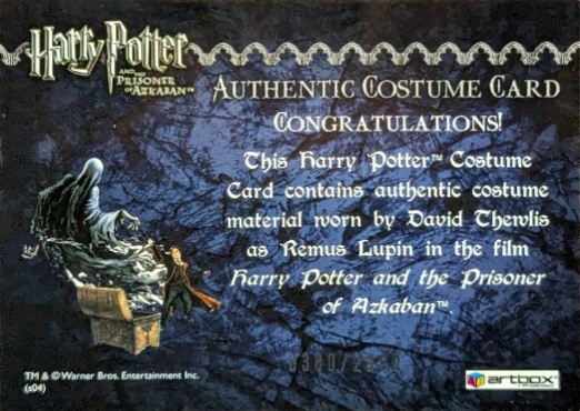 Harry Potter's Cardigan - Back