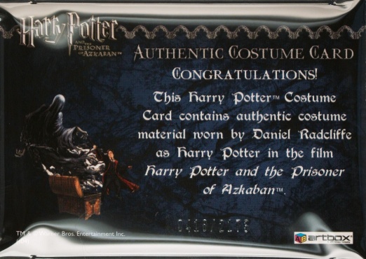 Harry Potter's Cardigan - Back