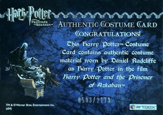 Harry Potter's Cardigan - Back