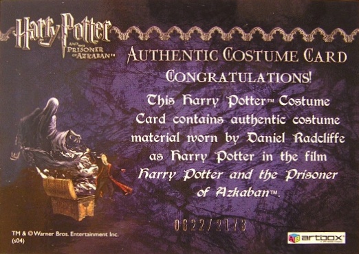 Harry Potter's Cardigan - Back