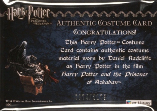 Harry Potter's Cardigan - Back